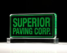 Superior Paving Custom Award Superior Paving Custom Award