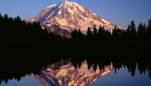Mirrored Lake and Mountain