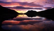 Purple Sunset Reflection