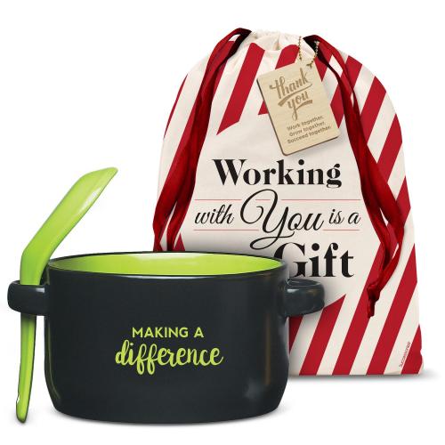 Making a Difference Soup Mug Holiday Gift Set 752771BWYGTTY