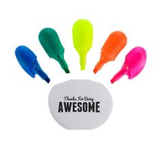 Thanks For Being Awesome Handy Highlighter Set - Fun Motivational Gifts