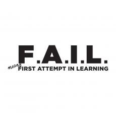 F.A.I.L. Vinyl Wall Decal - Vinyl Wall Decals