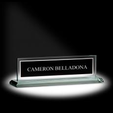 Glass Nameplate - Corporate Gifts
