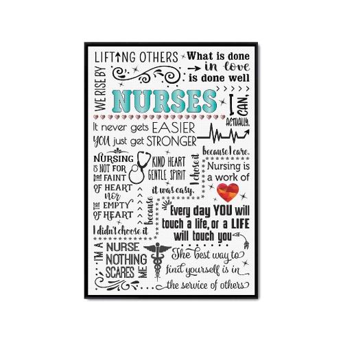 Nurses Quote Inspirational Art 113057-WM-24 | Successories