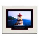 .375 in. Black Aluminum Frame w/Mats .375 in. Black Aluminum Frame w/Mats