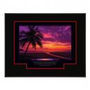 .375 in. Black Aluminum Frame w/Mats .375 in. Black Aluminum Frame w/Mats