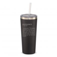 The Joe Straw - Excellence Definition 20oz. Stainless Steel Tumbler - Executive Drinkware