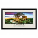 1.5 in. Black Satin Wood with Mats