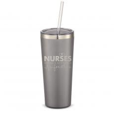 The Joe Straw - Nurses Making a Difference 20oz. Stainless Steel Tumbler - Nurses Gifts