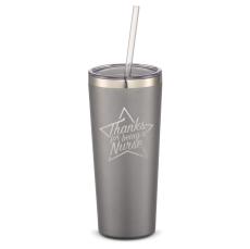 The Joe Straw 20oz Stainless Steel Tumbler - Nurse Appreciation Gift - Nurses Gifts