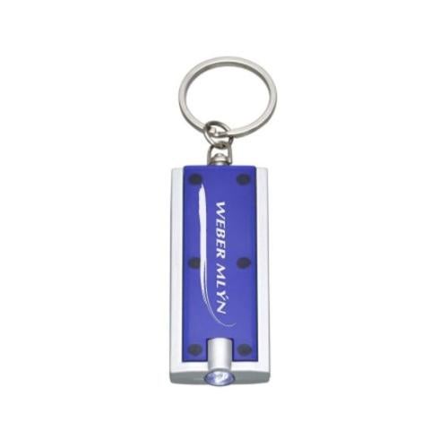 Keyrings Push Button Flashlight/Keychain KFL122 BLUE