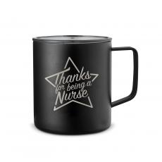 Thanks Nurse Star 14oz. Travel Camp Mug - Nurses Gifts