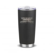 The Joe - Teamwork Dream Work 3D 20oz. Stainless Steel Tumbler - Joe Classic