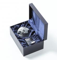 Quick Ship - Globe on Crystal Tower - Quick Ship Awards