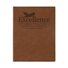 Motivational Personalized Vegan Leather Padfolio - Padfolios