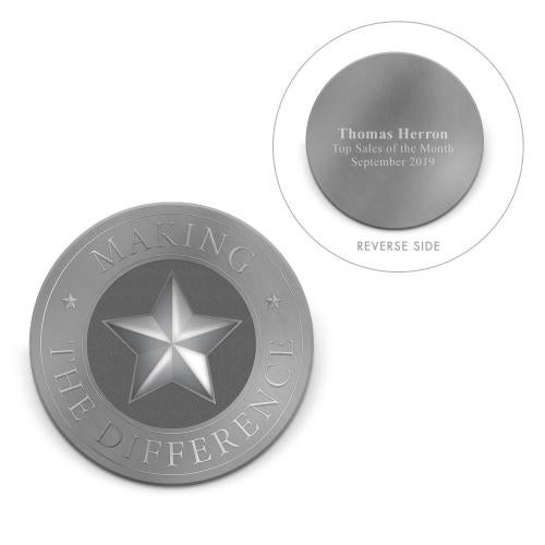 Making the Difference Medallion Challenge Coin 754923S Medallions