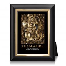 Teamwork Gears Desktop Print - Corporate Gifts