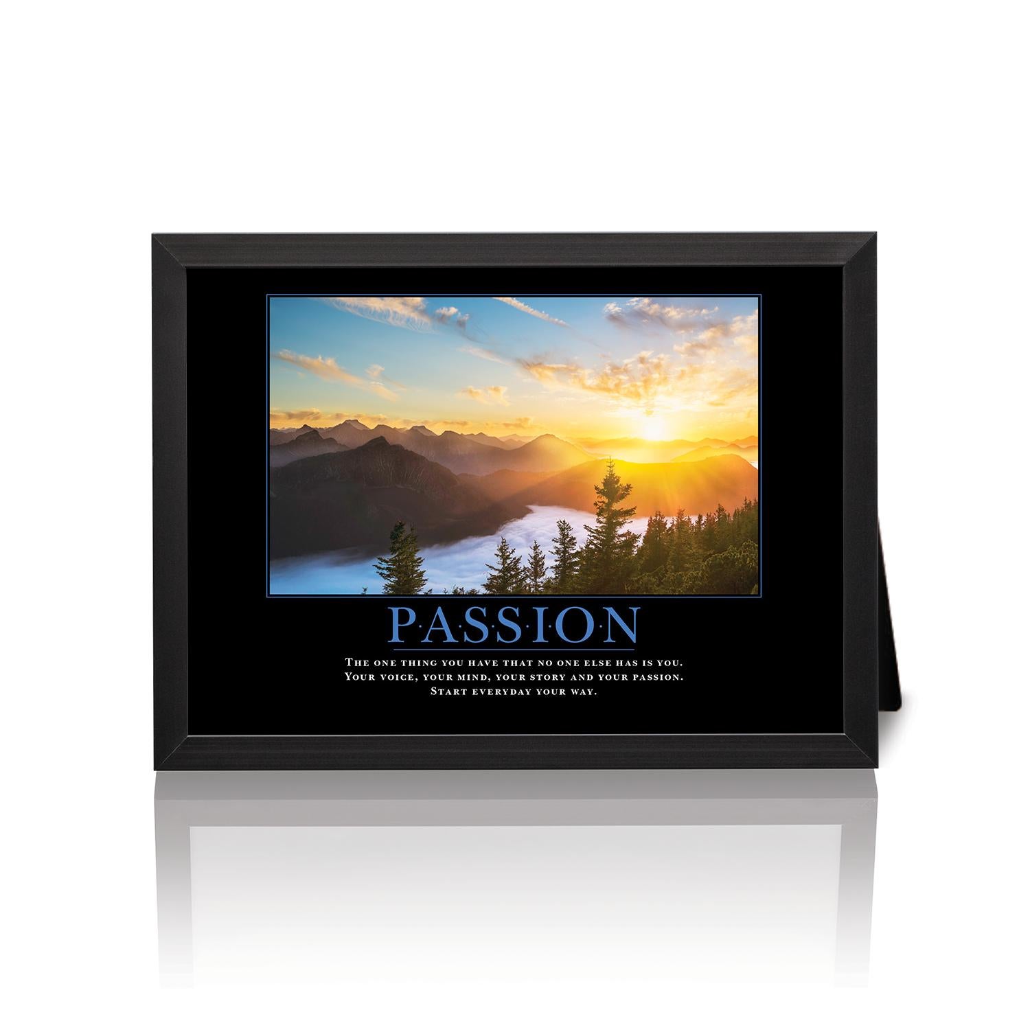 Passion Sunrise Desktop Print 57 Fg Successories
