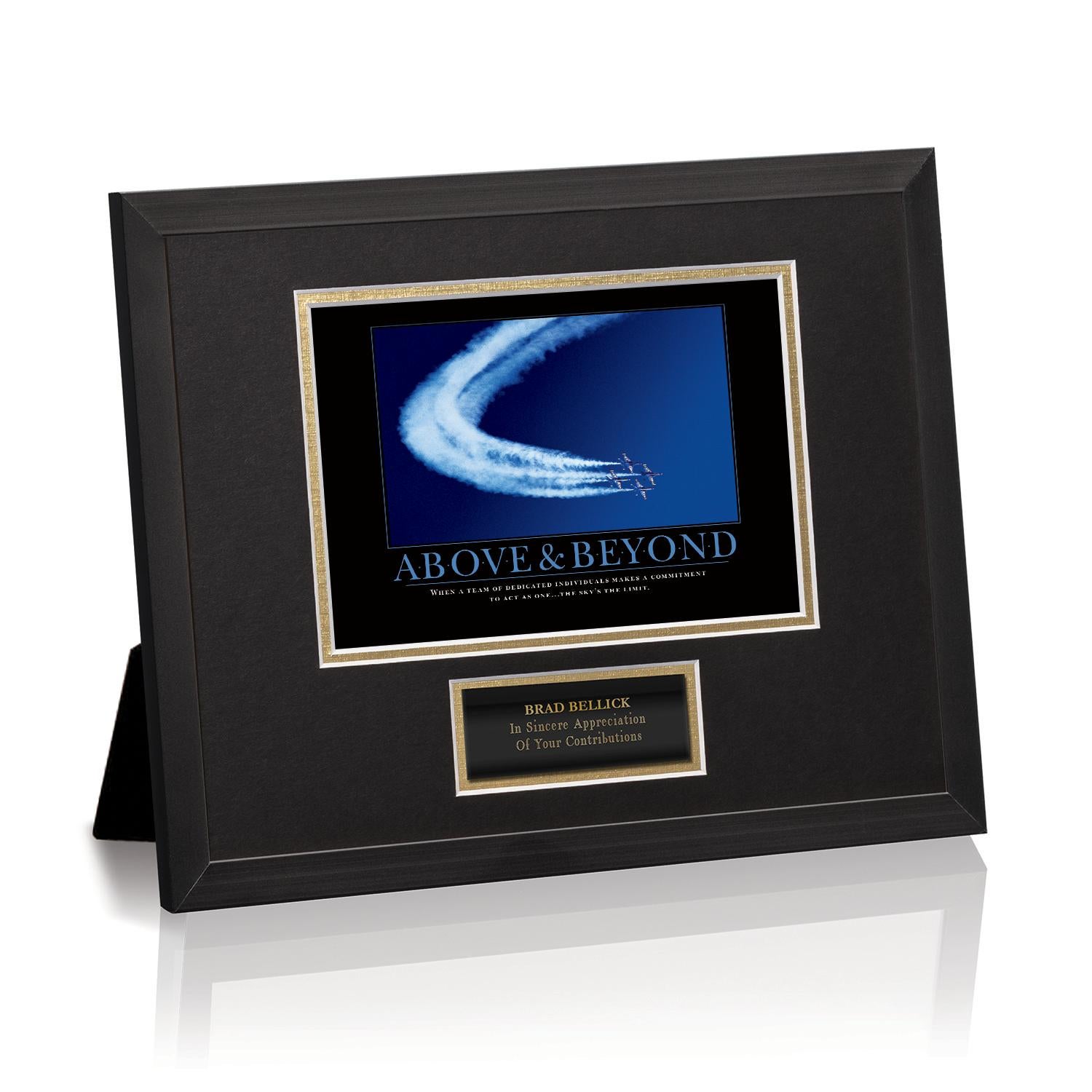 Above & Beyond Jets Framed Award 735417-911-FA