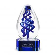 Blue Vortex Art Glass Award - Awards & Recognition