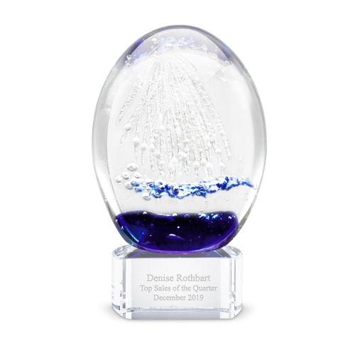 Firework Art Glass Award Awards & Recognition - Glass Trophies - Art Glass Awards - Firework Art Glass Award