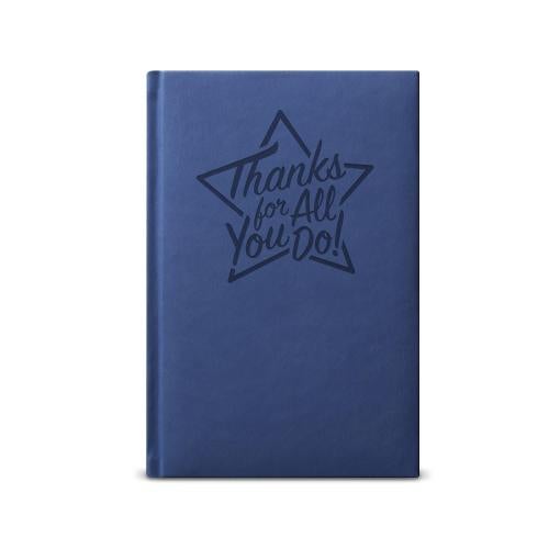 Corporate Gifts - Journal Books - Thanks for All You Do Star - Athena Journal