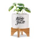 Thanks for All You Do Planter with Stand