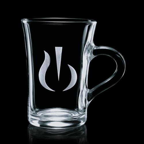 Selkirk Mug Deep Etch 8oz MUG191 Ceramic & Coffee Mugs