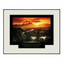 .375 in. Black Aluminum Frame w/Mats .375 in. Black Aluminum Frame w/Mats