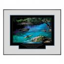 .375 in. Black Aluminum Frame w/Mats .375 in. Black Aluminum Frame w/Mats