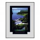 .375 in. Black Aluminum Frame w/Mats .375 in. Black Aluminum Frame w/Mats