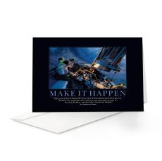Make It Happen Sailboat Greeting Cards (25 Pack) - Greeting Cards