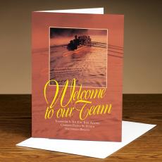 Employee Gifts - Welcome To Our Team Rowers Greeting Cards