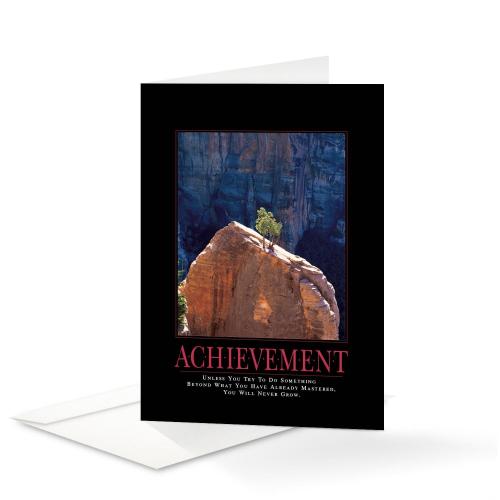 Achievement Tree Greeting Cards (25 Pack) Corporate Gifts - Greeting Cards - Classic Motivational Cards - Achievement Tree Greeting Cards (25 Pack)
