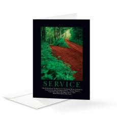 Service Path Greeting Cards (25 Pack) - Greeting Cards