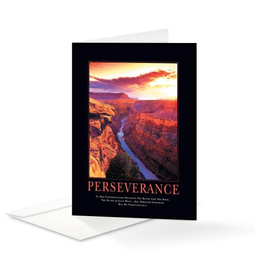 Perseverance Grand Canyon Greeting Cards (25 Pack) Corporate Gifts - Greeting Cards - Classic Motivational Cards - Perseverance Grand Canyon Greeting Cards (25 Pack)