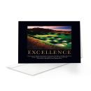 Excellence Golf Greeting Cards (25 Pack)