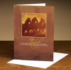 Thank You Horses Greeting Cards (25 Pack) - Thank You Cards