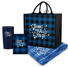 Thanks for All You Do Plaid Tote Gift Set - Bags & Totes