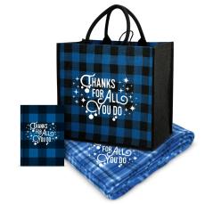 Thanks for All You Do Plaid Office Set - Bag Gift Sets