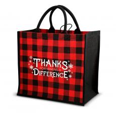Making a Difference Plaid Tote - Making a Difference
