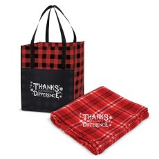 Making a Difference 4 Piece Value Plaid Set - Bag Gift Sets