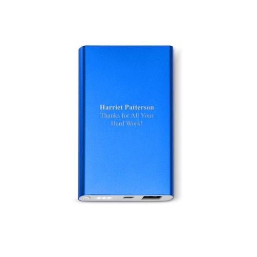 Corporate Gifts - Tech Accessories - Power Banks - Black Personalized Metal Power Bank