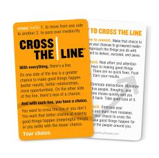 Cross The Line Pocket Cards (10 Pack) - Cross The Line