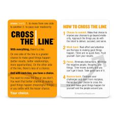 Cross The Line Pocket Cards (10 Pack) - Cross The Line