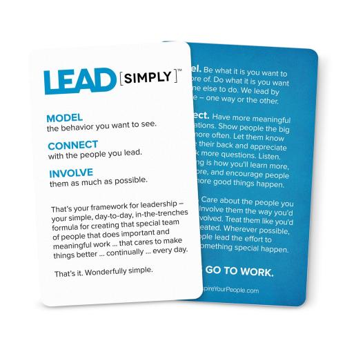 InspireYourPeople - Pocket Cards - LEAD Simply Pocket Cards (10 Pack)