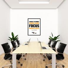 Cross The Line 18x24 Poster - White - Books & Gear 