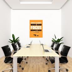 Cross The Line 18x24 Poster - Yellow - Books & Gear 