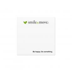 Smile & Move Adhesive Notepads - Desk Accessories