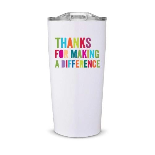 Corporate Gifts - Drinkware - Vacuum Insulated - Tumblers - Making A Difference 20oz Steel Tumbler